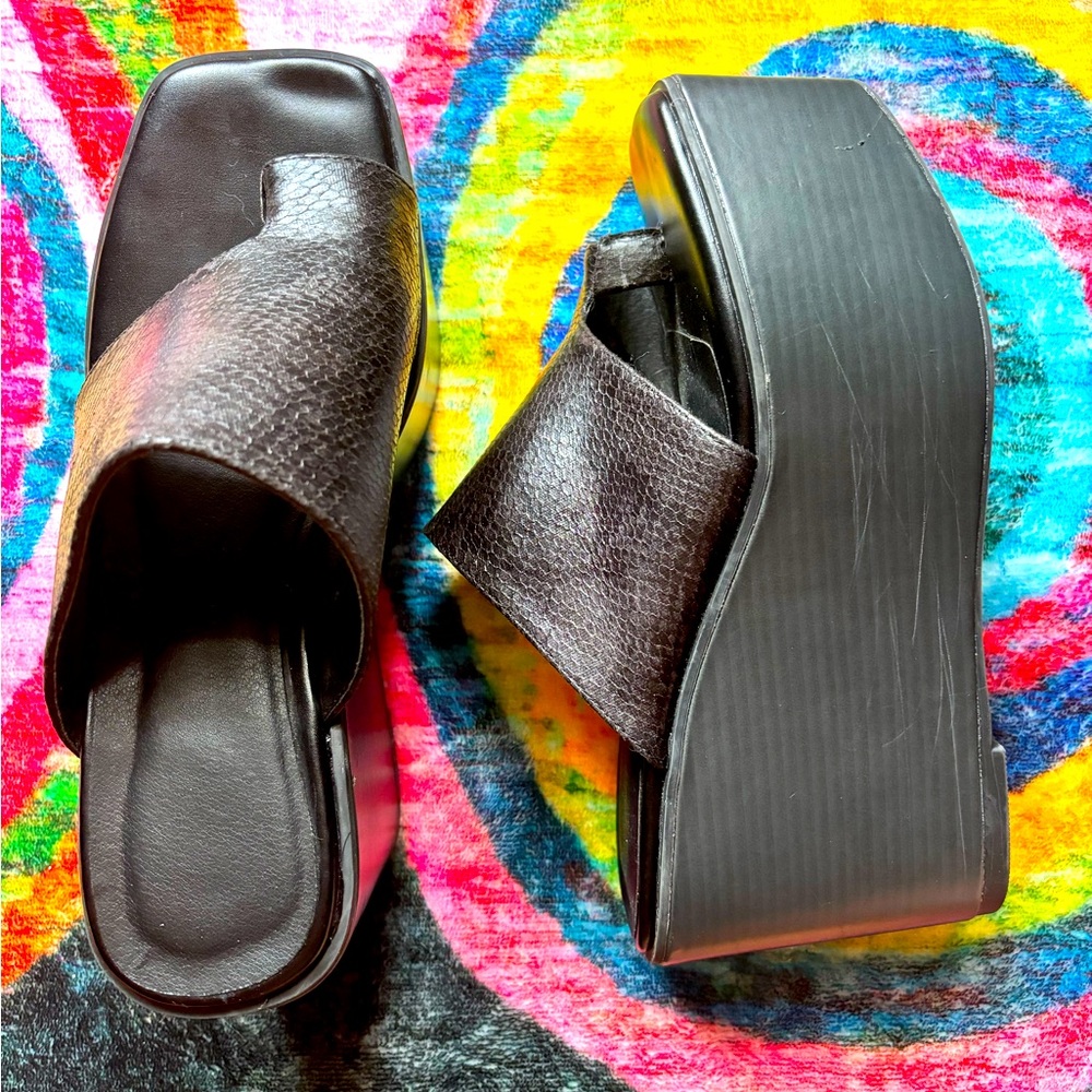 High platform sandals